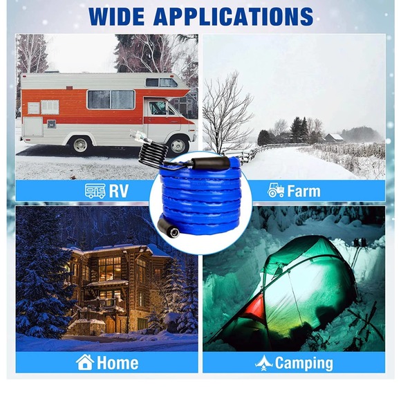 NEW 25 FT Heated Water Hose Withstand Down to -40℉ Lead &  BPA Free - Picture 11 of 14